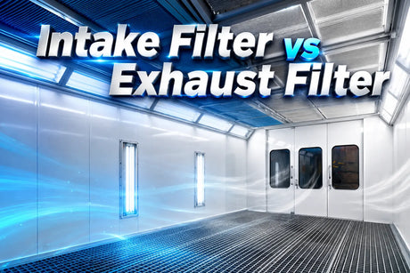 Difference Between Intake Filter vs Exhaust Filter in a Paint Booth