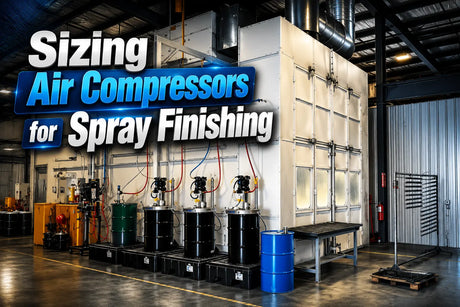 How to Properly Size Your Air Compressor for Continuous Spraying