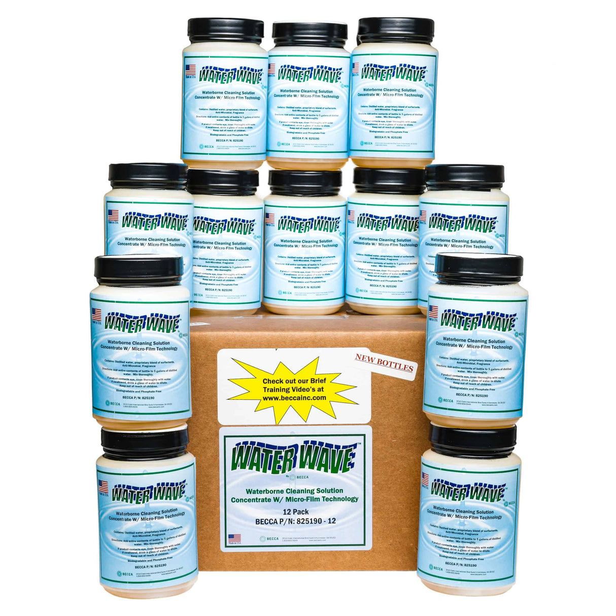 Water Wave™ Cleaning Solution for Waterborne Paints -12 Pack image 0