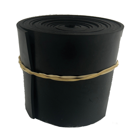 4" Rubber Strip - 10' long x 1/4" Door Sweep image 0