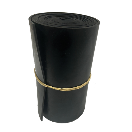 8" Rubber Strip - 10' long x 1/4" Door Sweep image 0