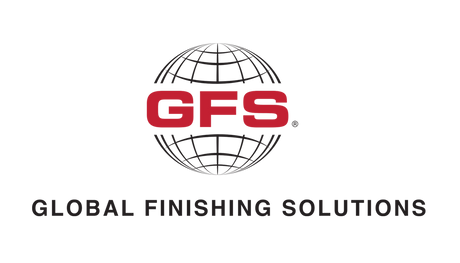 GFS Global Finishing Solutions logo with a globe design on a white background